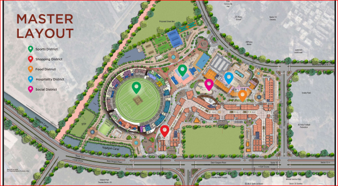 The Omaxe State,Master Plan | DhanBhumi